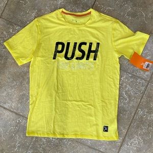Orangetheory yellow workout t-shirt. Brand new